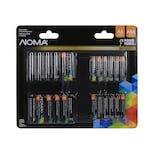 Piles alcalines AA/AAA NOMA, longue durée, tout usage, paq. 24 Front_Flat