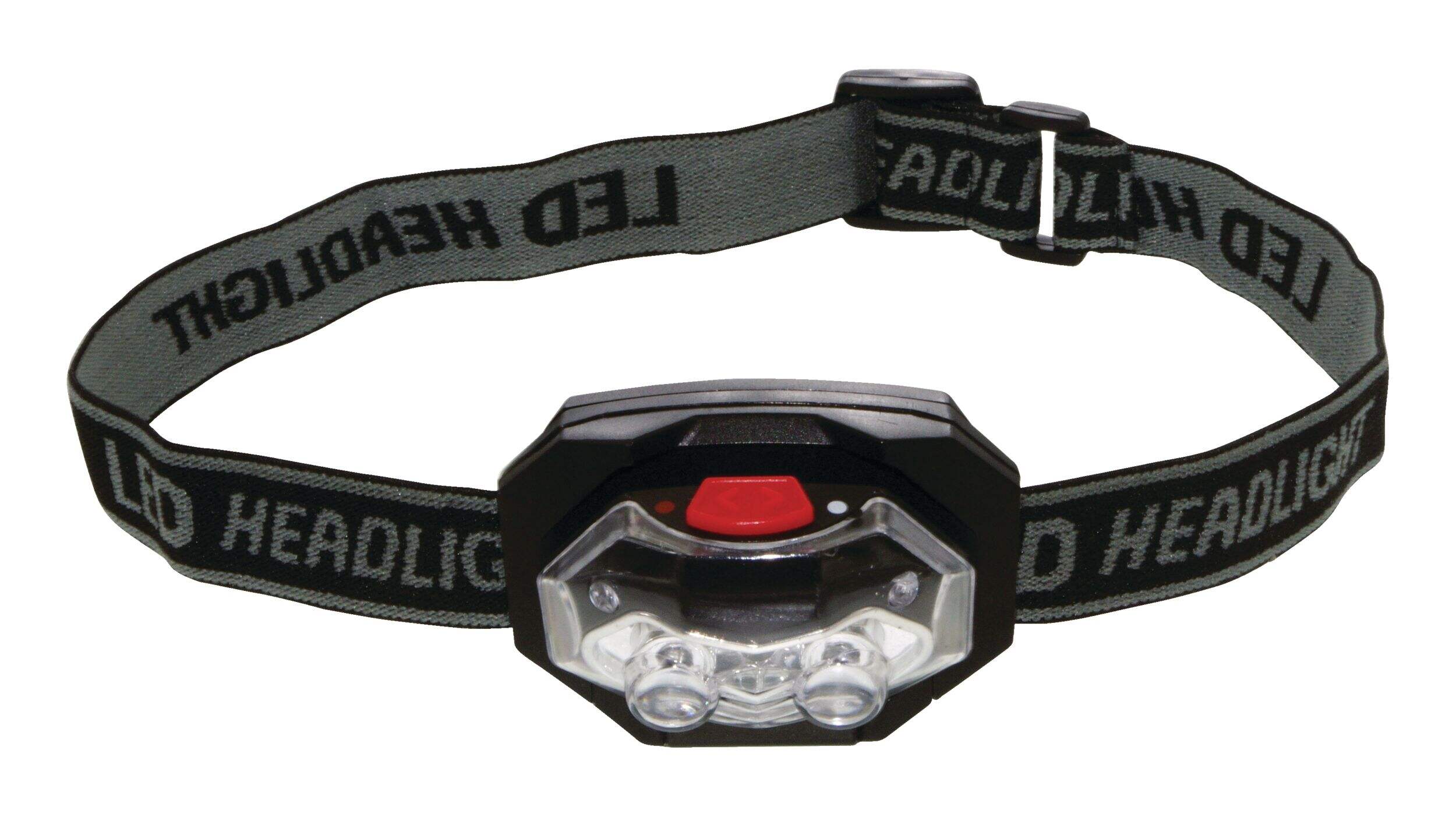 Certified 18 Lumens Lightweight Adjustable LED Pivot Headlight/Headlamp, Batteries Included Front_Elevated