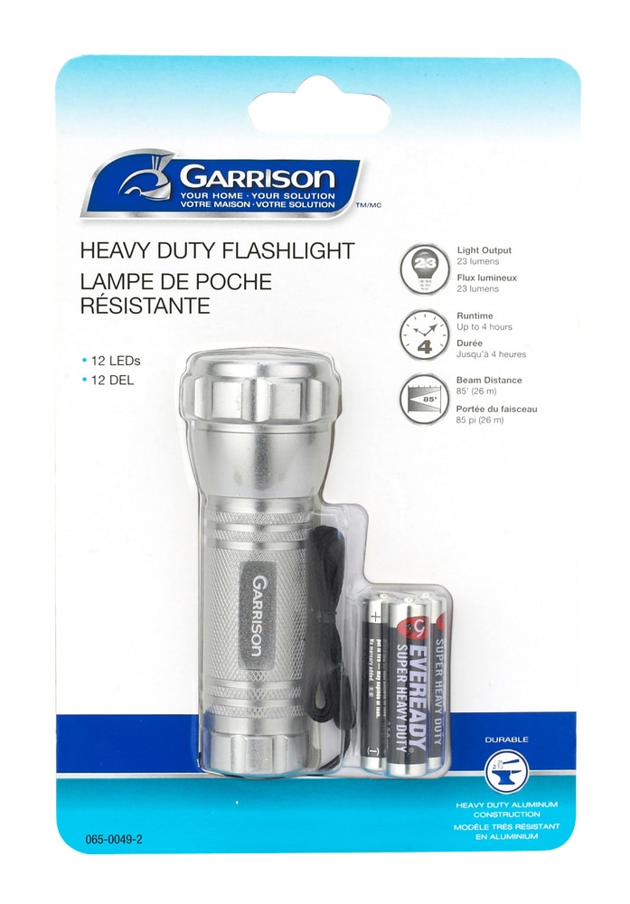 Garrison 12LED Aluminum 3AAA Flashlight Canadian Tire