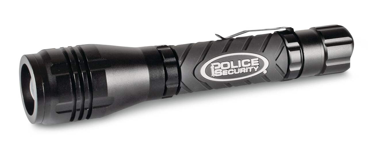 Lampe de poche à DEL 3C durable Police Security Elite Zephyr, 900 lumens,  piles comprises, noir