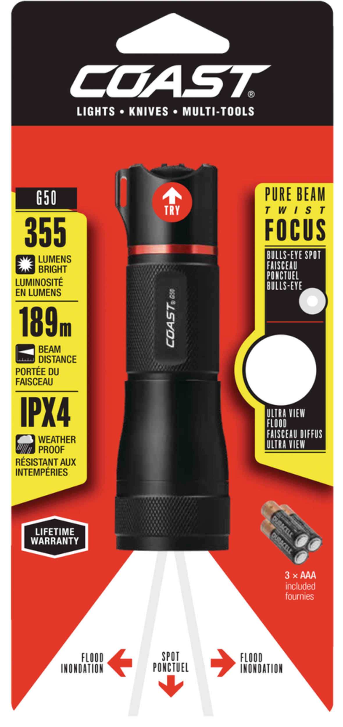 Coast G50 LED Flashlight Canadian Tire