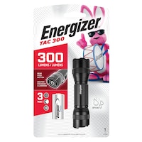 Energizer Tactical Battery Flashlight 300 Lumens Front_Flat