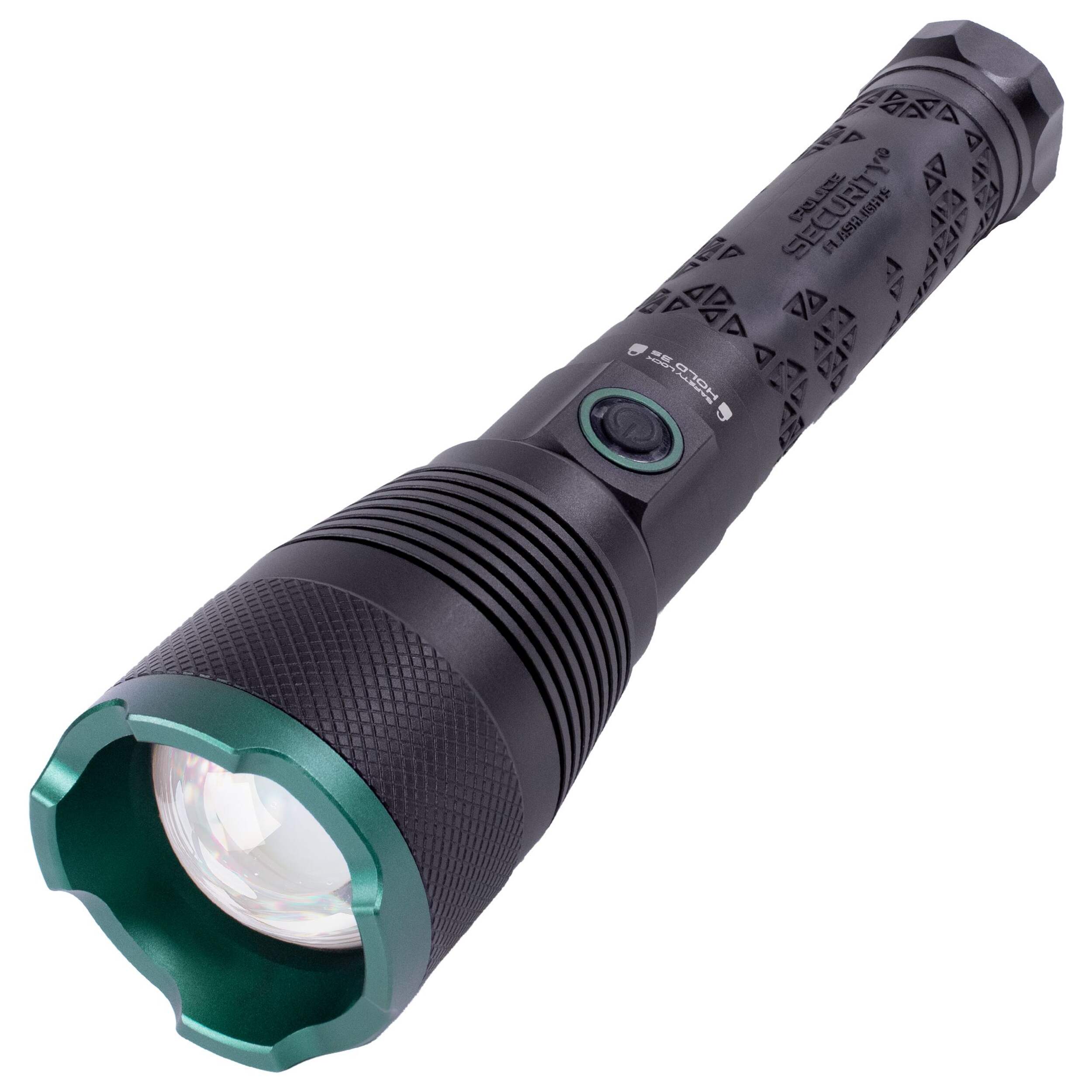 Police Security Skylar Flashlight 10000 Lumens Front_Angled_Left