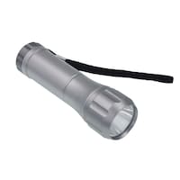 Certified 120 Lumens LED Aluminum Handheld Flashlights, Batteries Included, Assorted Colours, 3-pk Front_Angled_Right