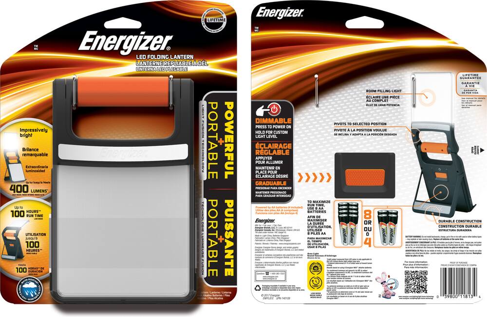 energizer fusion folding led lantern