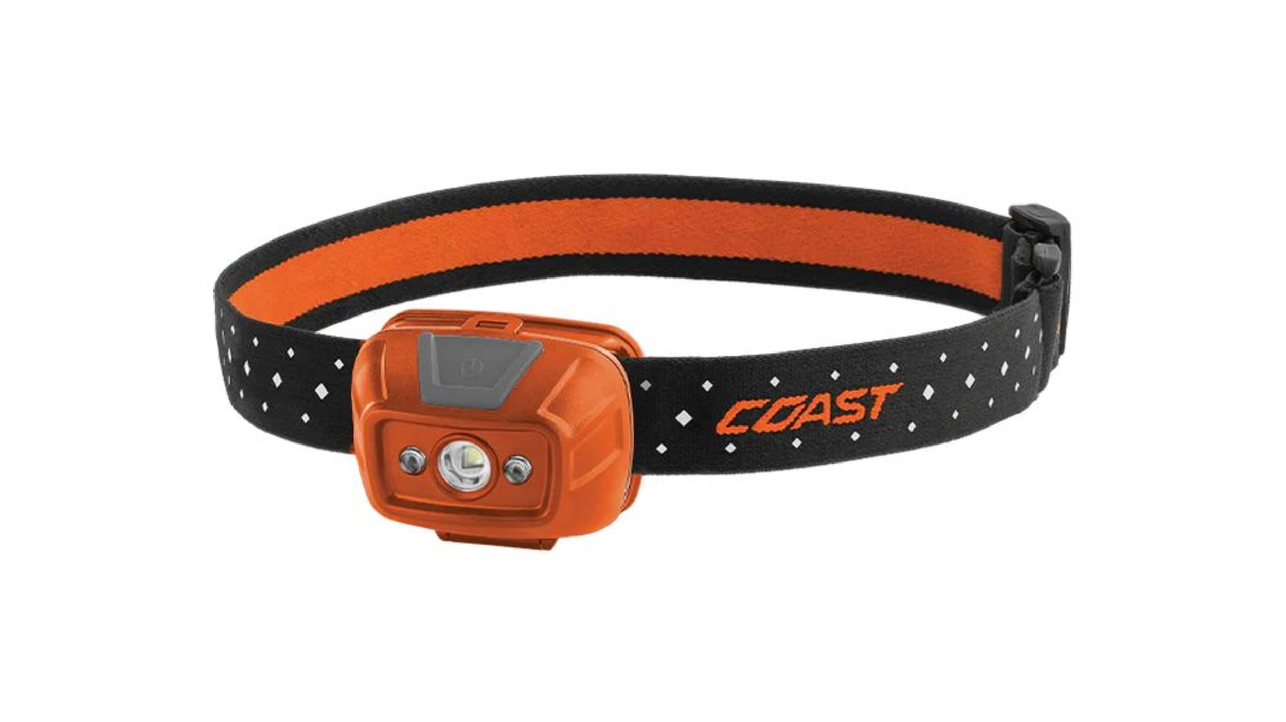 Lampe frontale DEL à grand angle 2 couleurs Coast FL19, 365 lumens, piles comprises Front_Three_Fourths_Angled_Left