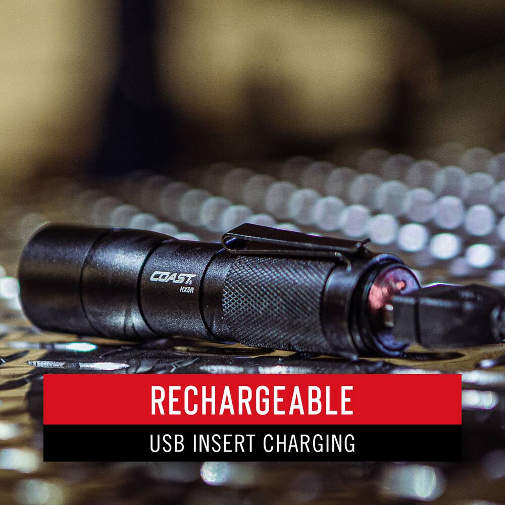 coast hx5r rechargeable flashlight