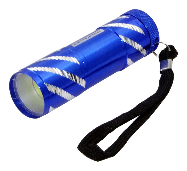 Certified 90 Lumens LED Aluminum Handheld Flashlight, Batteries