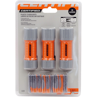 Certified 30 Lumens Bright LED Lightweight Handheld Flashlights, Batteries Included, 3-pk Front_Flat