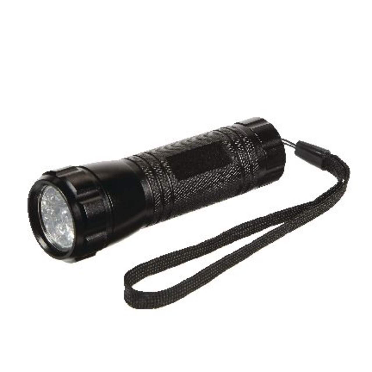 Aluminium Lampe Torche UV 100 LED Lampe de Poche Ultra Violet Lumière Black  + L