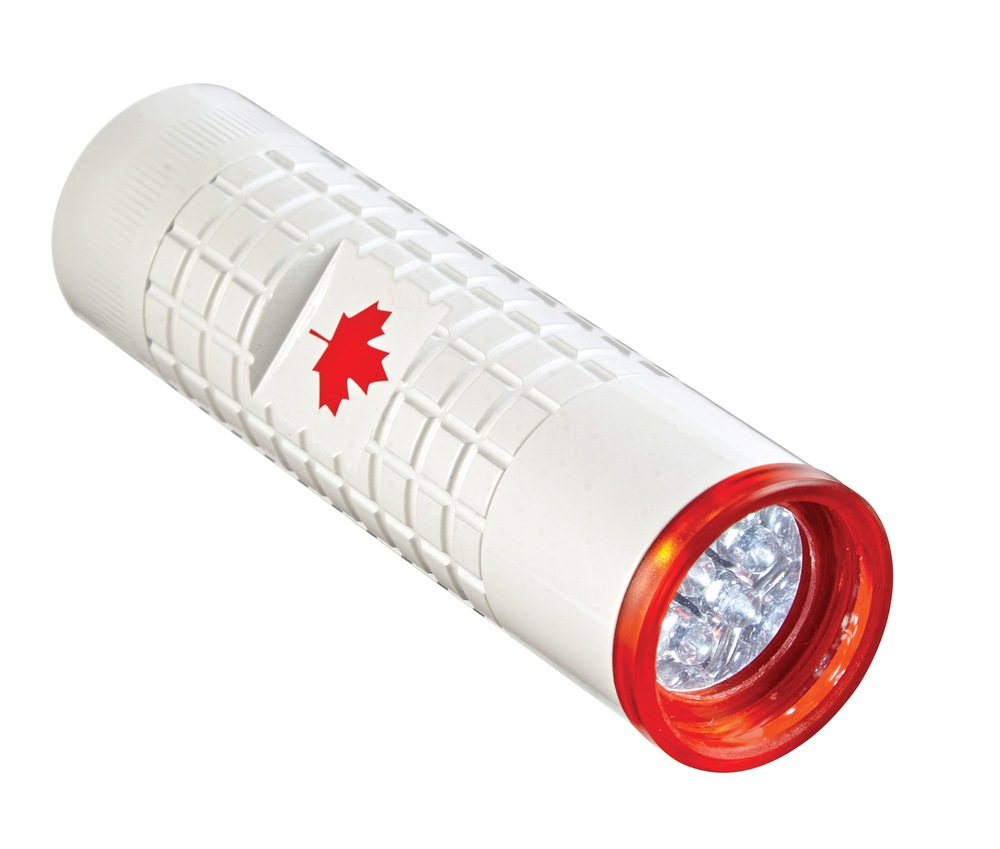 Canada Day Flashlight, 9 LED Canadian Tire