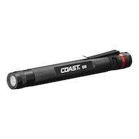 Coast G20 36 Lumens Weatherproof Inspection Handheld Flashlight, Batteries Included, Black Front_Angled_Left