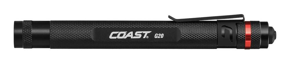 Coast G20 36 Lumens Weatherproof Inspection Handheld Flashlight, Batteries  Included, Black Canadian Tire