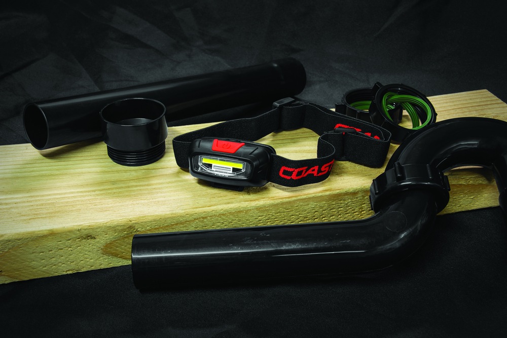 Coast FL13 250 Lumens Weatherproof Dual Colour Headlight/Headlamp, Batteries Included Canadian