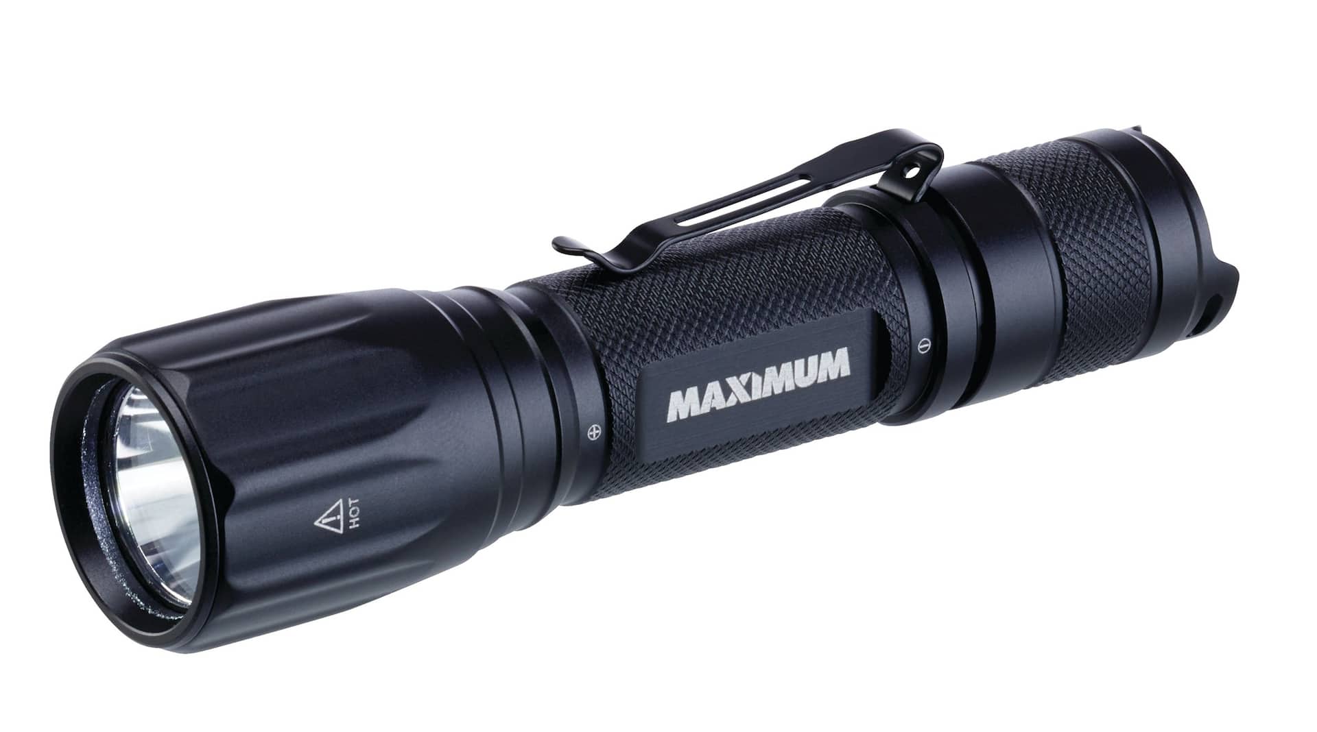 MAXIMUM 600 Lumens Waterproof Rechargeable LED Handheld Flashlight, Batteries  Included, Black Canadian Tire