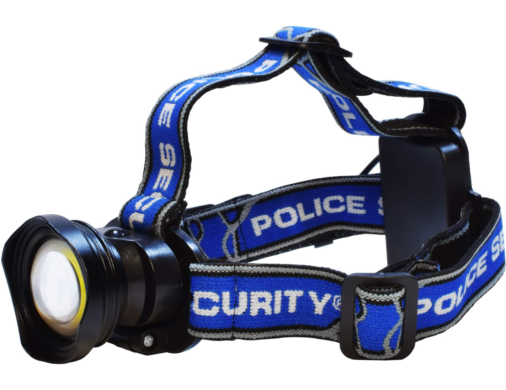 Police Security 400 Lumens Breakout Headlight/Headlamp with 4 Light Modes,  Batteries Included