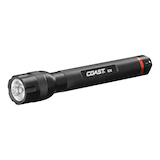 Coast G26 330 Lumens Weatherproof Aluminum LED Handheld Flashlight, Batteries Included, Black Front_Angled_Left