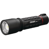 Coast XP9R 1000 Lumens Weatherproof Slide Focusing Handheld Flashlight, Batteries Included, Black Front_Three_Fourths_Angled_Left