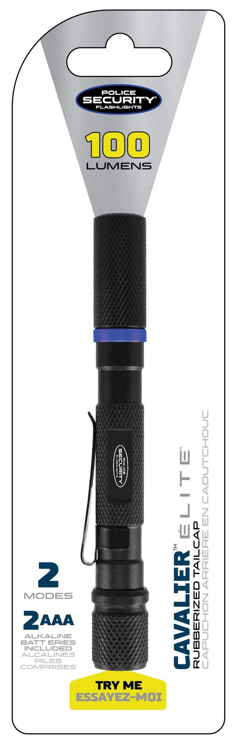 Lampe stylo Police Security Cavalier, 100 lumens Front_Flat