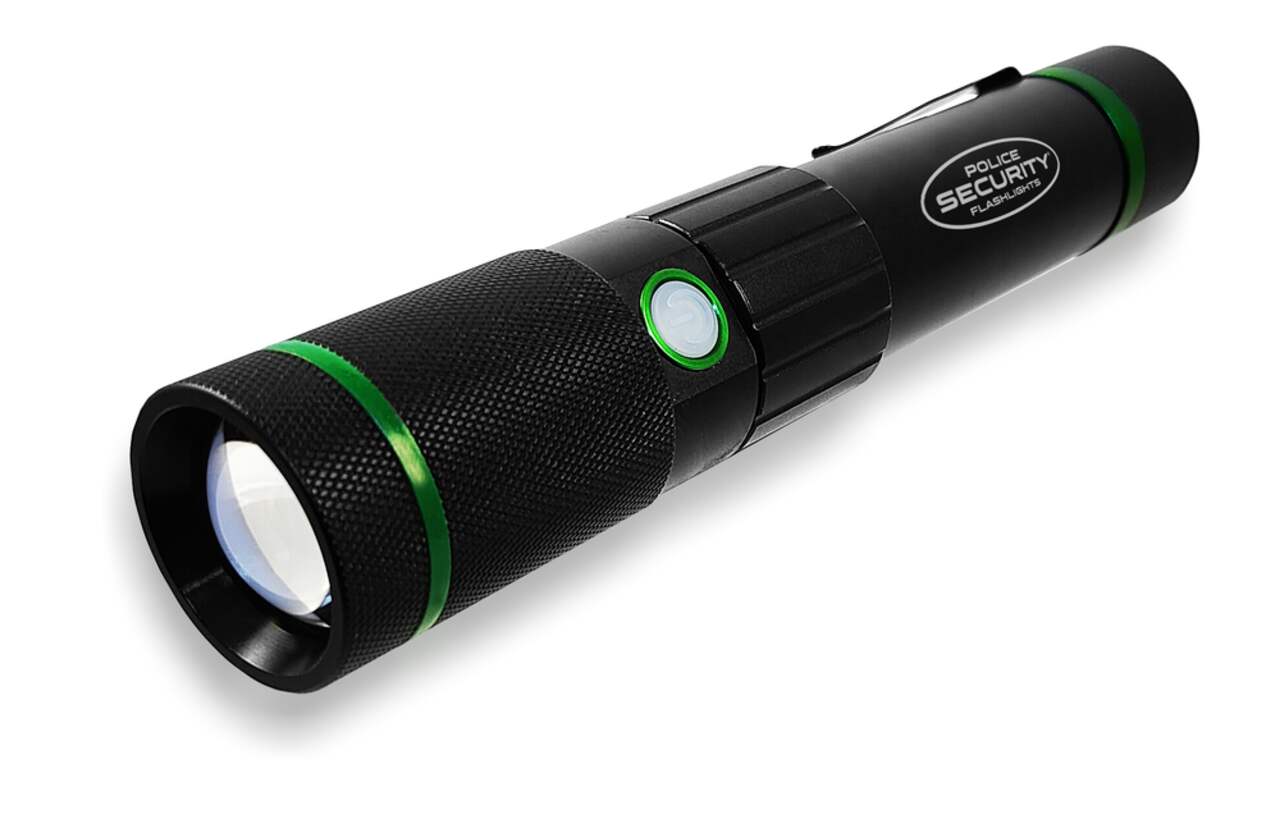 Lampe de poche rechargeable Police Security Dover-X, 2000 lumens