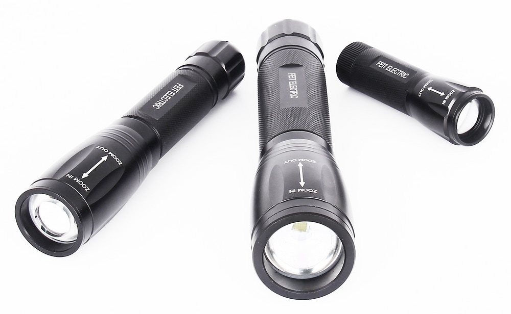 LED Sliding Zoom Flashlight, 3pk Canadian Tire