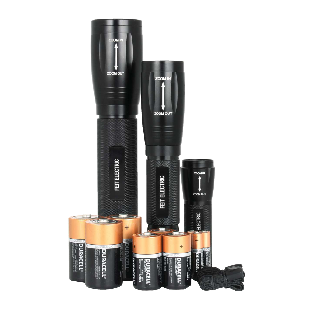 LED Sliding Zoom Flashlight, 3pk Canadian Tire