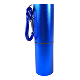 COB LED Flashlight, Blue Front_Flat