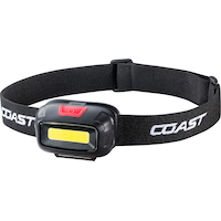 Coast 250 Lumens Dual Colour COB Headlights/Headlamps, Batteries Included, 2-pk Front_Three_Fourths_Angled_Left