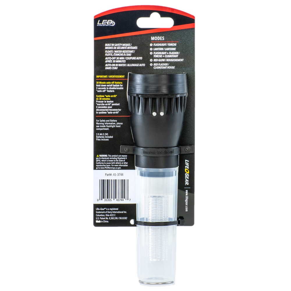 Life Gear 2in1 LED Flashlight/Lantern Canadian Tire