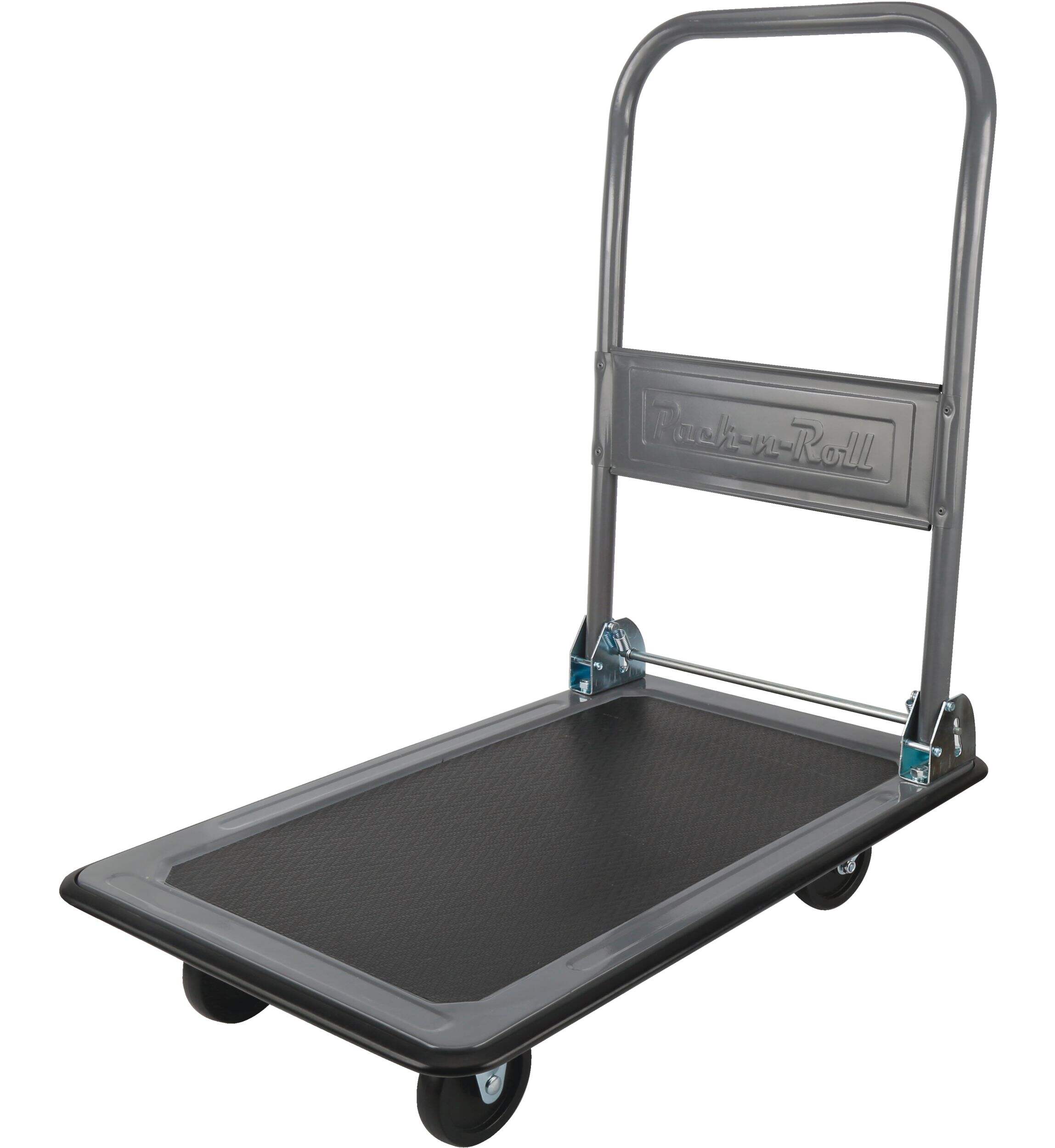 Olympia Pack-N-Roll Steel Folding Hand Truck, 330-lb Front_Three_Fourths_Angled_Right