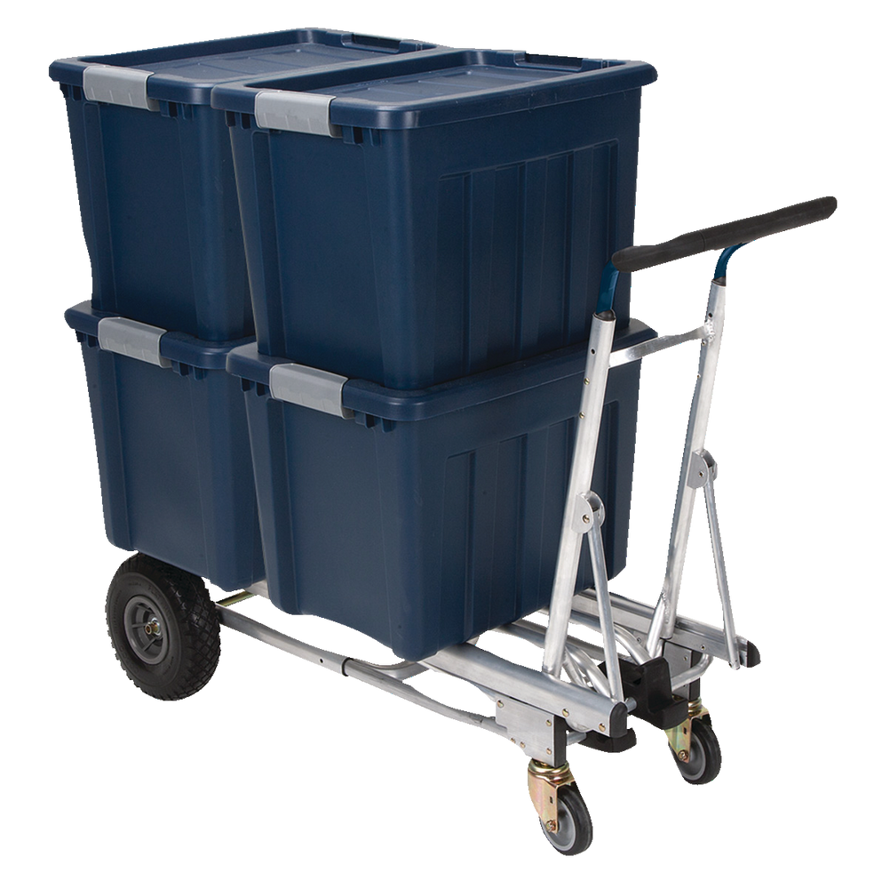 Cosco Aluminum Hybrid Assisted Hand Truck with FlatFree Wheels, 1000