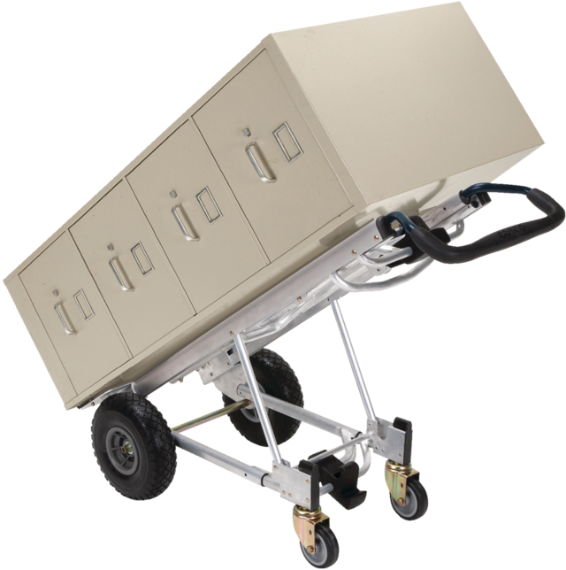 Cosco Aluminum Hybrid Assisted Hand Truck with FlatFree Wheels, 1000