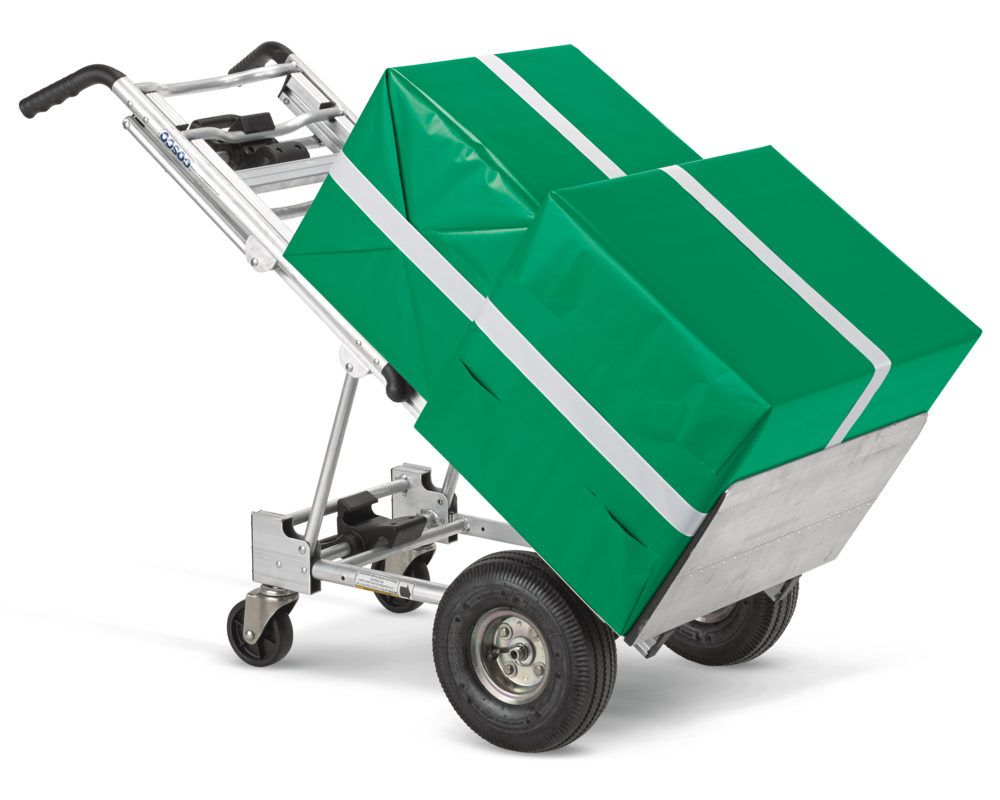 Cosco Aluminum Hybrid Assisted Hand Truck with FlatFree Wheels, 1000