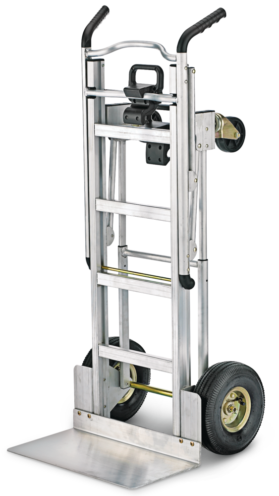 Cosco Aluminum Hybrid Assisted Hand Truck with FlatFree Wheels, 1000