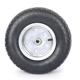 Roue pneumatique de rechange Mastercraft avec bande de roulement à crampons, 13 po Front_Flat