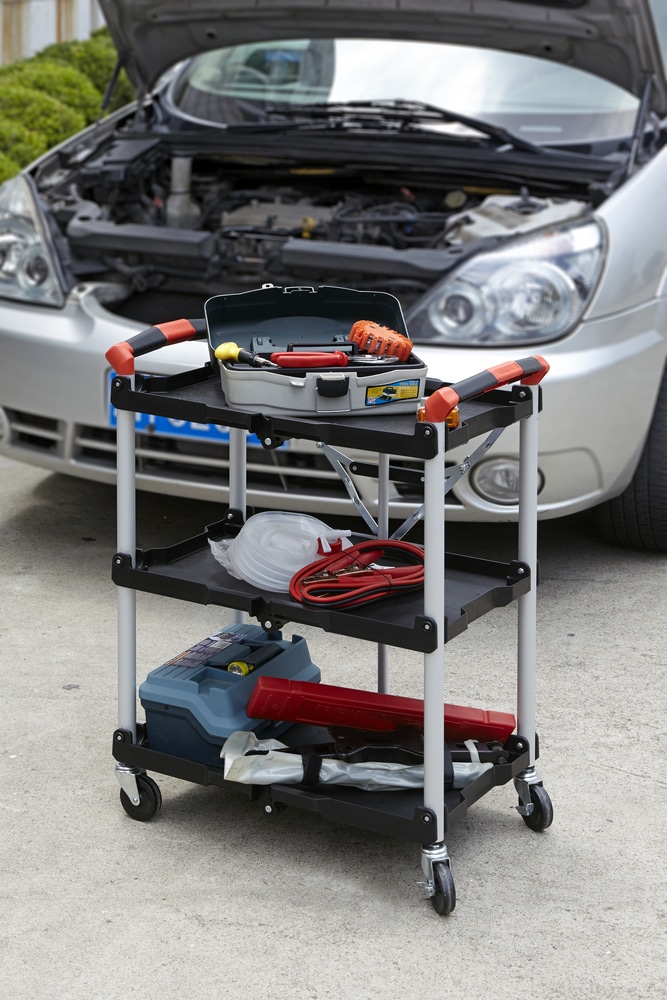 Olympia Folding Service Cart 150lb Canadian Tire