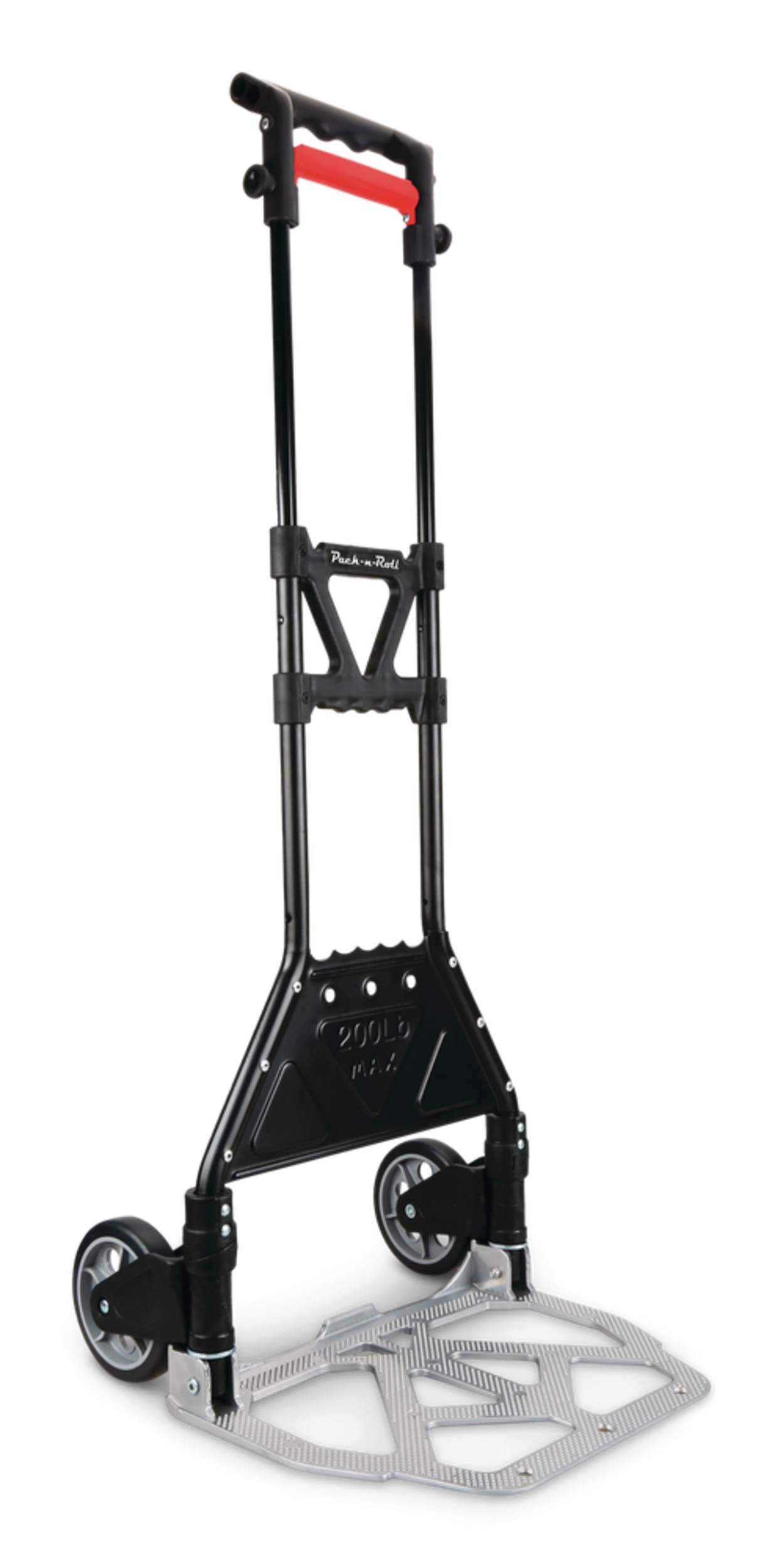 Olympia Pack 'n Roll Steel Folding Hand Truck, 200-lb Front_Three_Fourths_Angled_Right