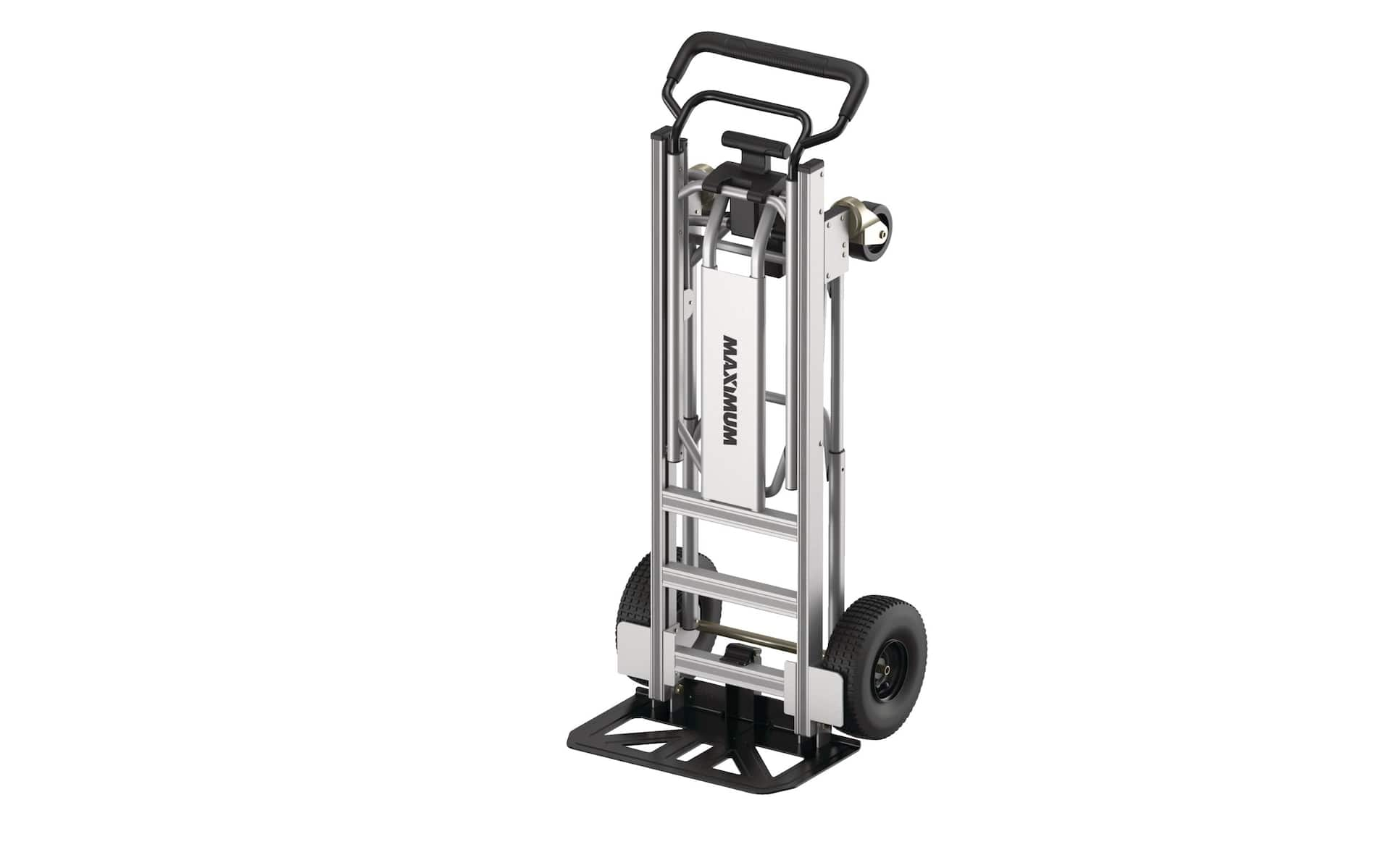 MAXIMUM 4-in-1 Hybrid Aluminum Hand Truck & Cart w/ Pneumatic