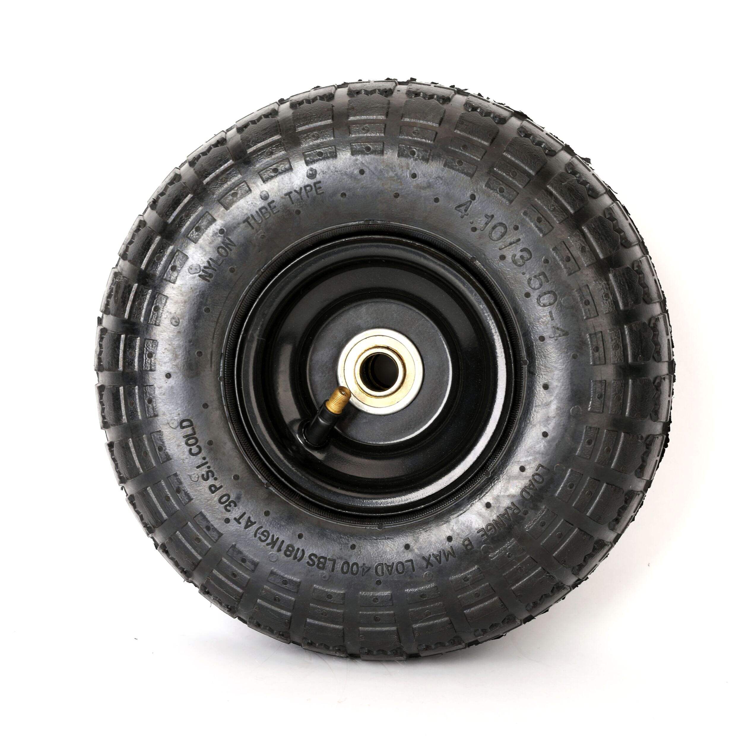 MAXIMUM 4-Ply Pneumatic Hand Truck Replacement Wheel, 400-lb, 10-in Side_Right