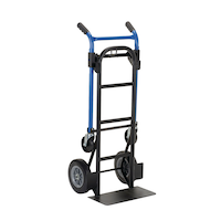 Harper Heavy Duty 4-in-1 Dual-Handle Hand Truck, 1000-lb Capacity Front_Three_Fourths_Angled_Right