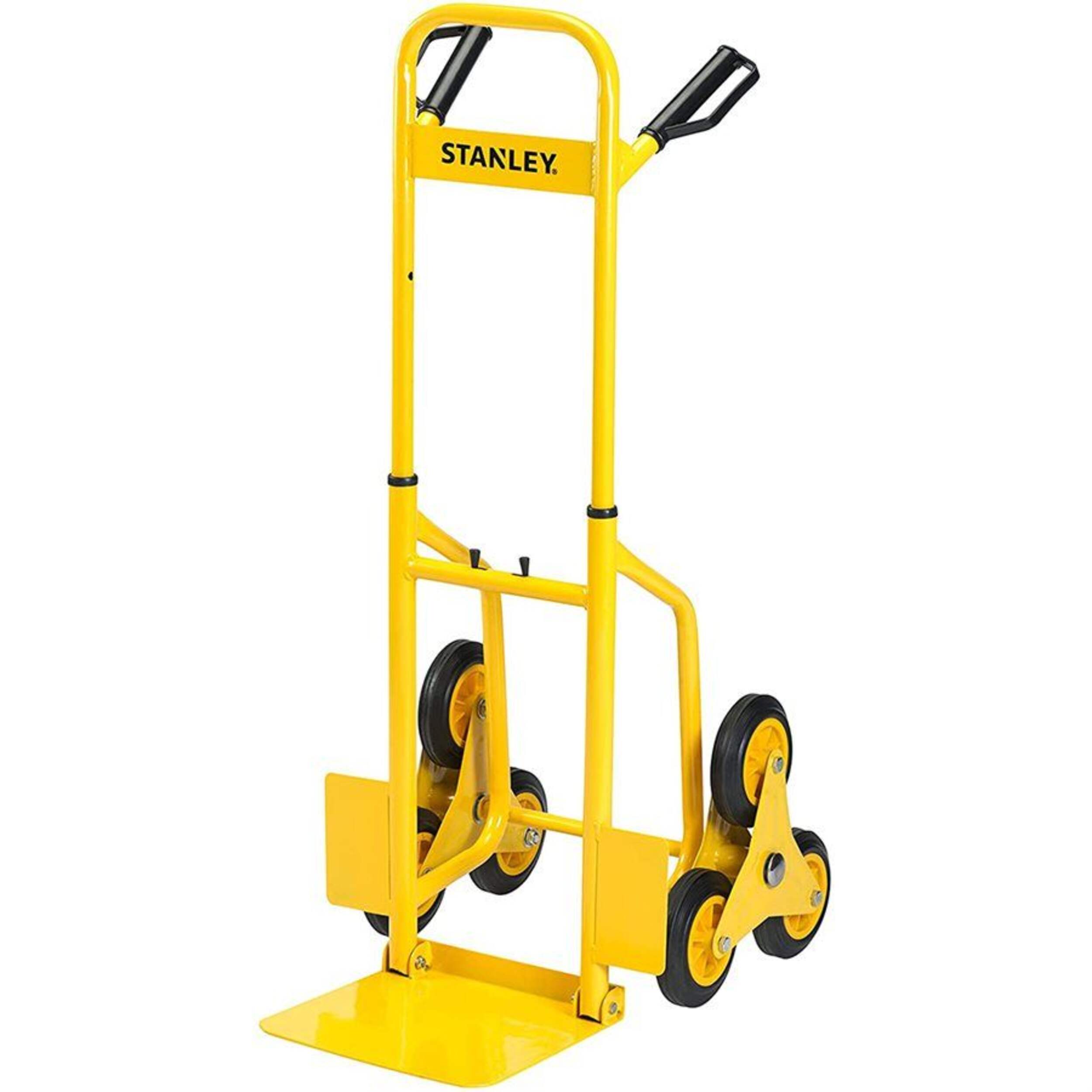 Stanley SXWTD-FT521 3-Wheel Folding Hand Truck, 120-kg Capacity Front_Three_Fourths_Angled_Left