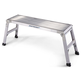 Mastercraft Aluminum High Work Platform, 20-in, 225-lb Front_Three_Fourths_Angled_Left