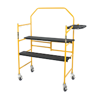 MetalTech Steel Folding Scaffold Work Platform, 500-lb Front_Angled_Left