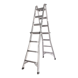 Mastercraft Grade 1A Aluminum Multi-Task Ladder, 17-ft, 300-lb Front_Angled_Left