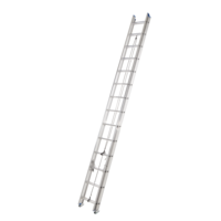 Mastercraft Grade 2 Aluminum Extension Ladder, 225-lb, 28-ft Front_Three_Fourths_Angled_Left