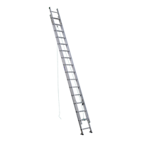 Mastercraft Grade 2 Aluminum Extension Ladder, 225-lb, 32-ft Front_Angled_Right
