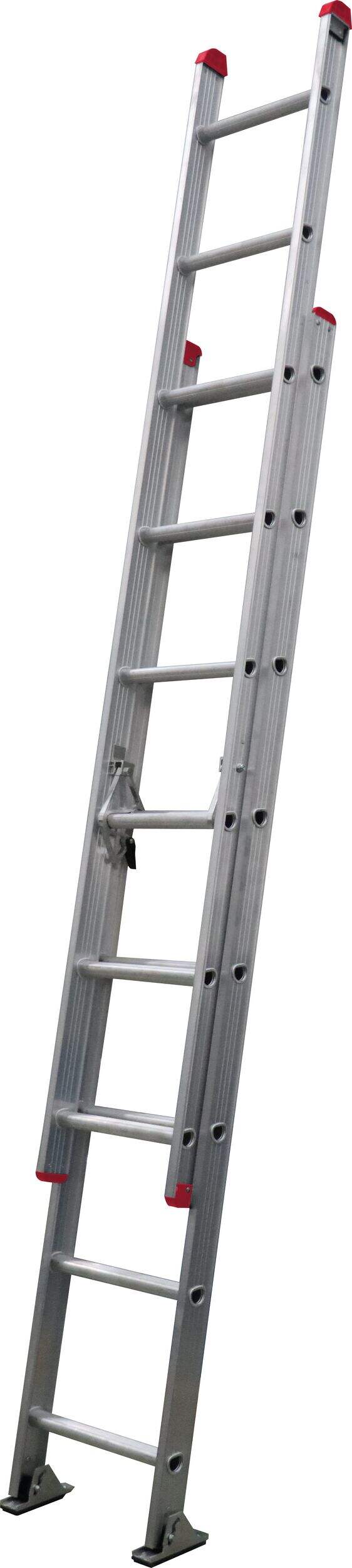 Mastercraft Grade 3 Aluminum Extension Ladder, 200-lb, 16-ft Front_Three_Fourths_Angled_Left