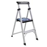 Mastercraft Aluminum 2 Step Stool Grade 2, 250lb Front_Angled_Right