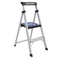 Escabeau Mastercraft en aluminium, 2 marches, gr2, 250 lb Front_Angled_Right