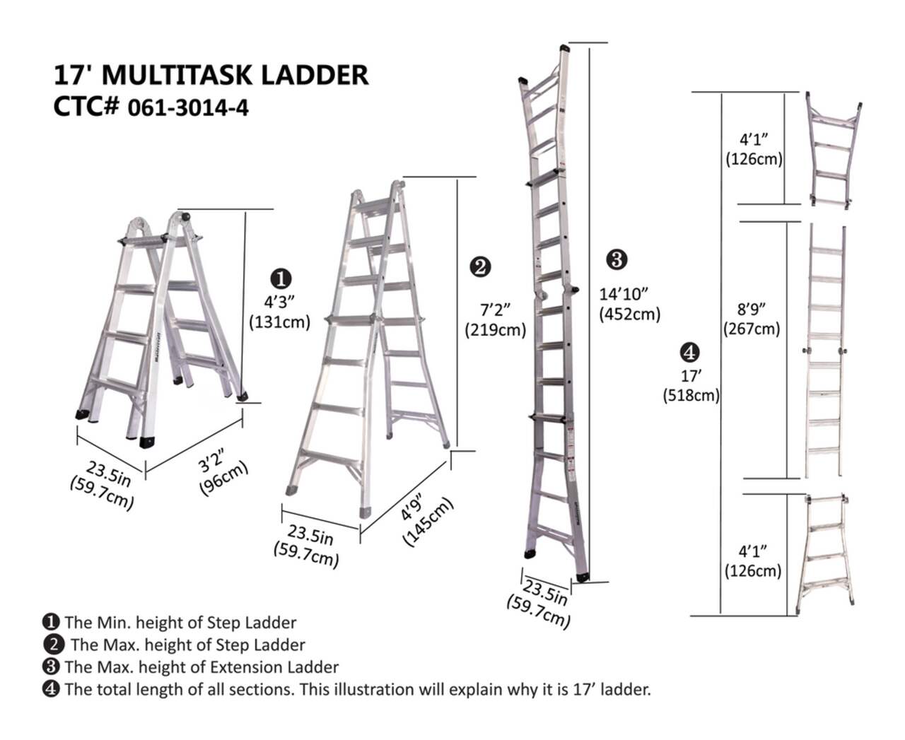 Mastercraft multi task ladder new arrivals